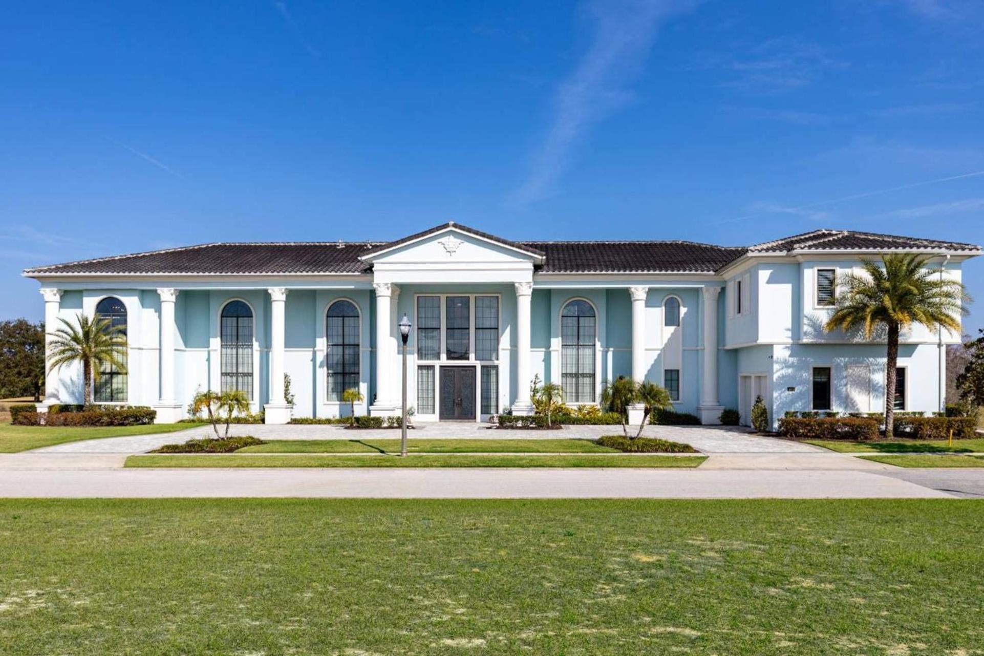 Beautiful 5 Star Mansion With Private Pool On The Prestigious Reunion Resort Orlando Mansion 6280 키시미 외부 사진