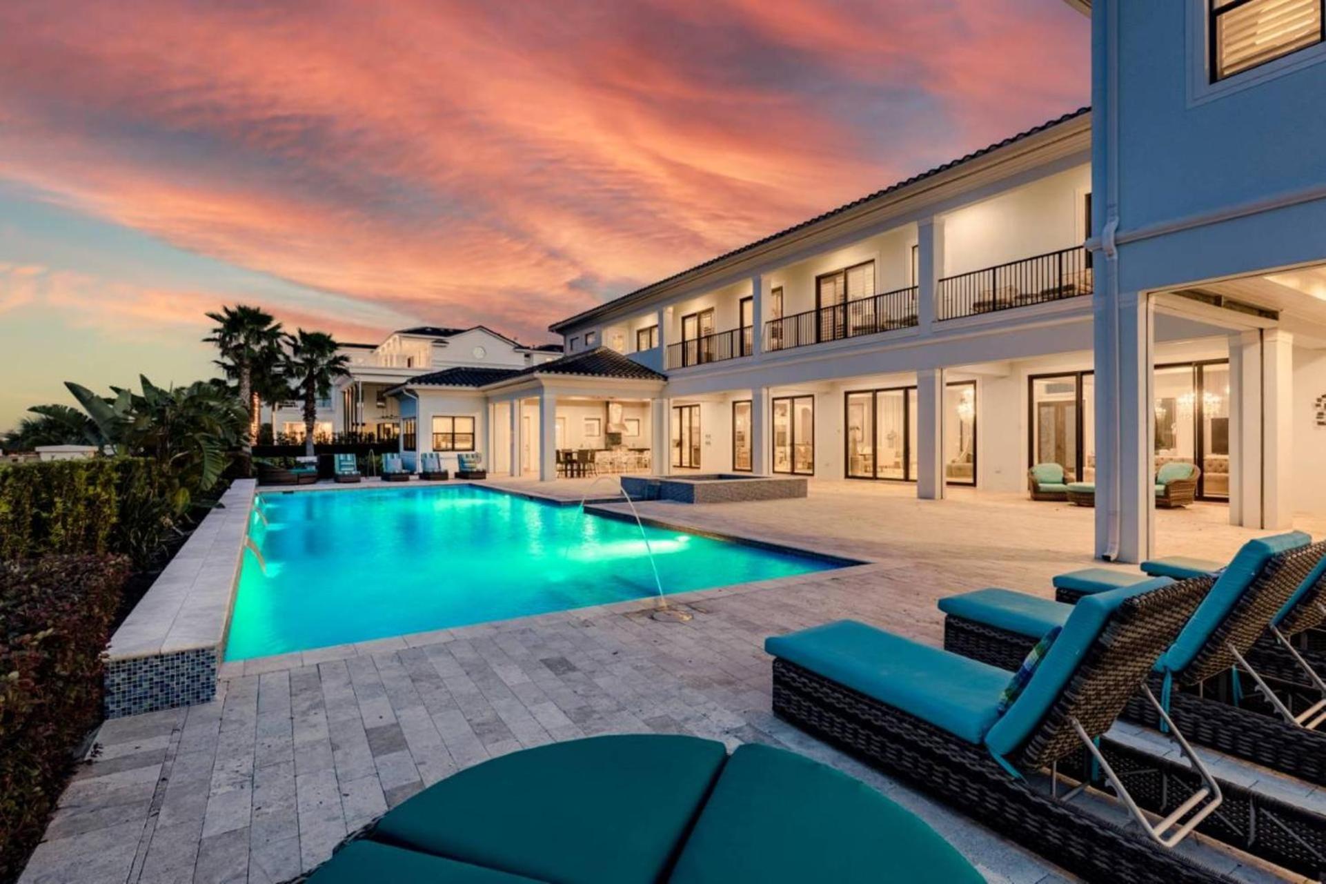 Beautiful 5 Star Mansion With Private Pool On The Prestigious Reunion Resort Orlando Mansion 6280 키시미 외부 사진
