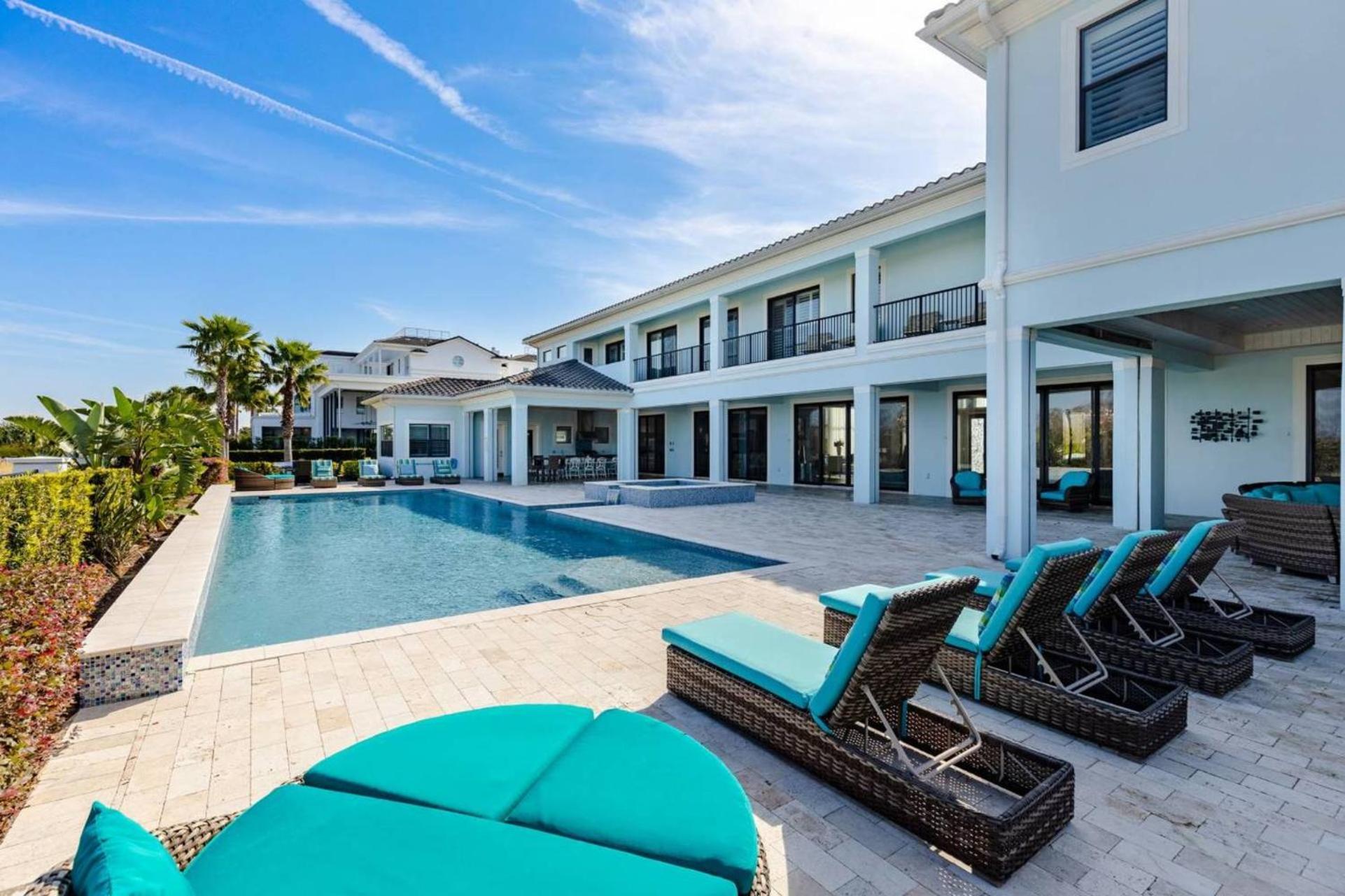 Beautiful 5 Star Mansion With Private Pool On The Prestigious Reunion Resort Orlando Mansion 6280 키시미 외부 사진
