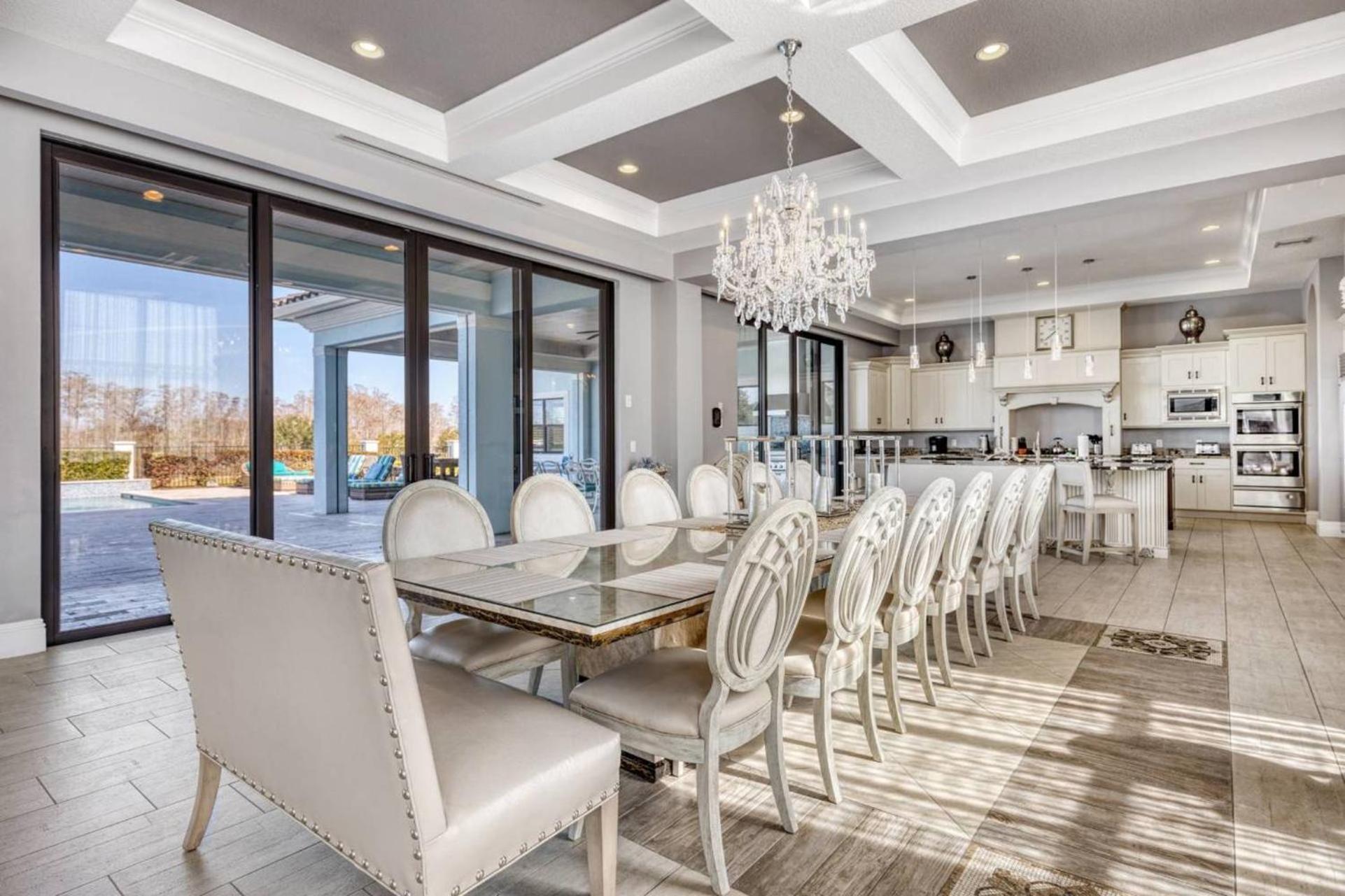 Beautiful 5 Star Mansion With Private Pool On The Prestigious Reunion Resort Orlando Mansion 6280 키시미 외부 사진